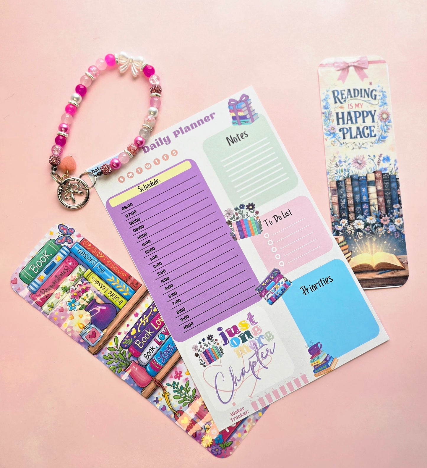 Cute Pink Coquette Planner Pad