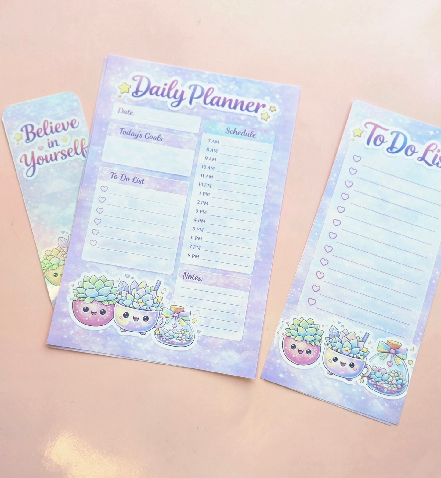 Succulents Daily Planner