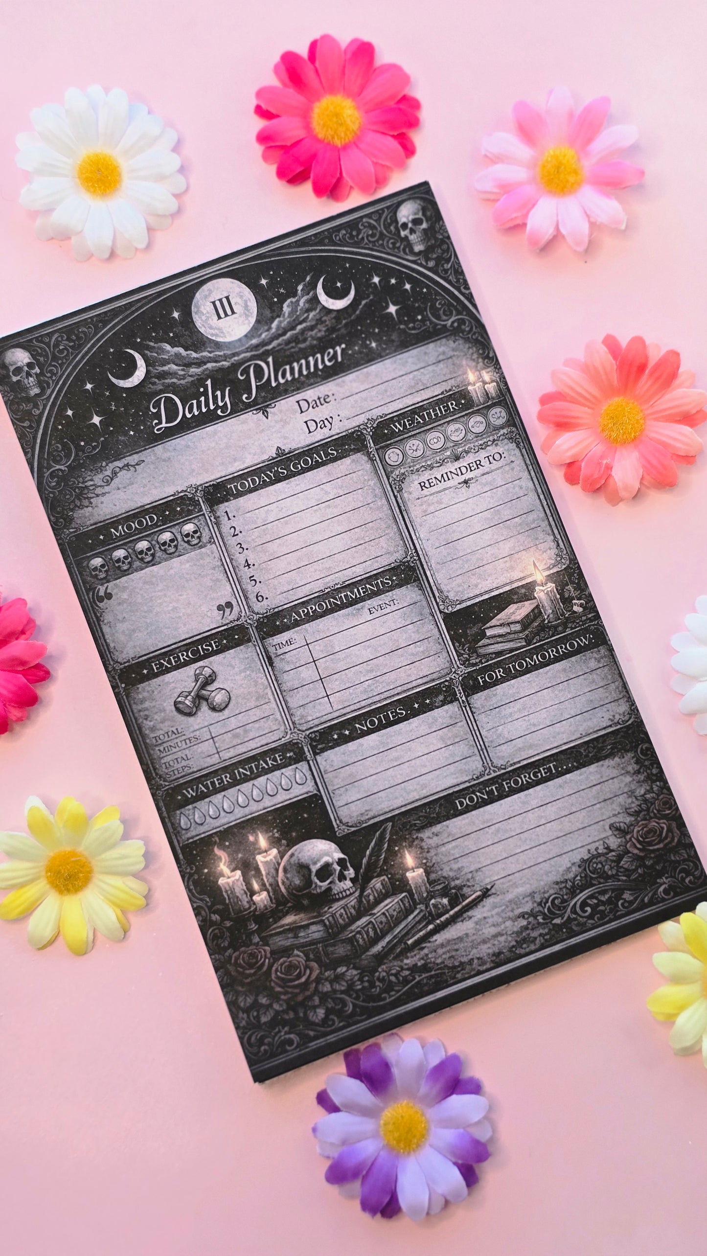 Gothic Daily Planner Notepad