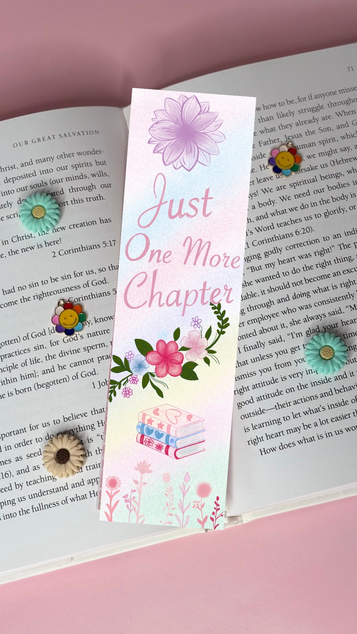 Just one more Book Bookmark
