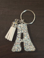 Glitter Letter Keychains