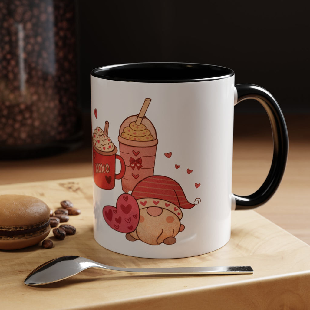 Valentine’s Coffee Mug — Cute Sweet Drinks & Love Treats Accent Mug