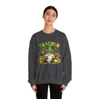 Teacher Gnome St. Patrick’s Day Sweatshirt — Cute Lucky Teacher Crewneck