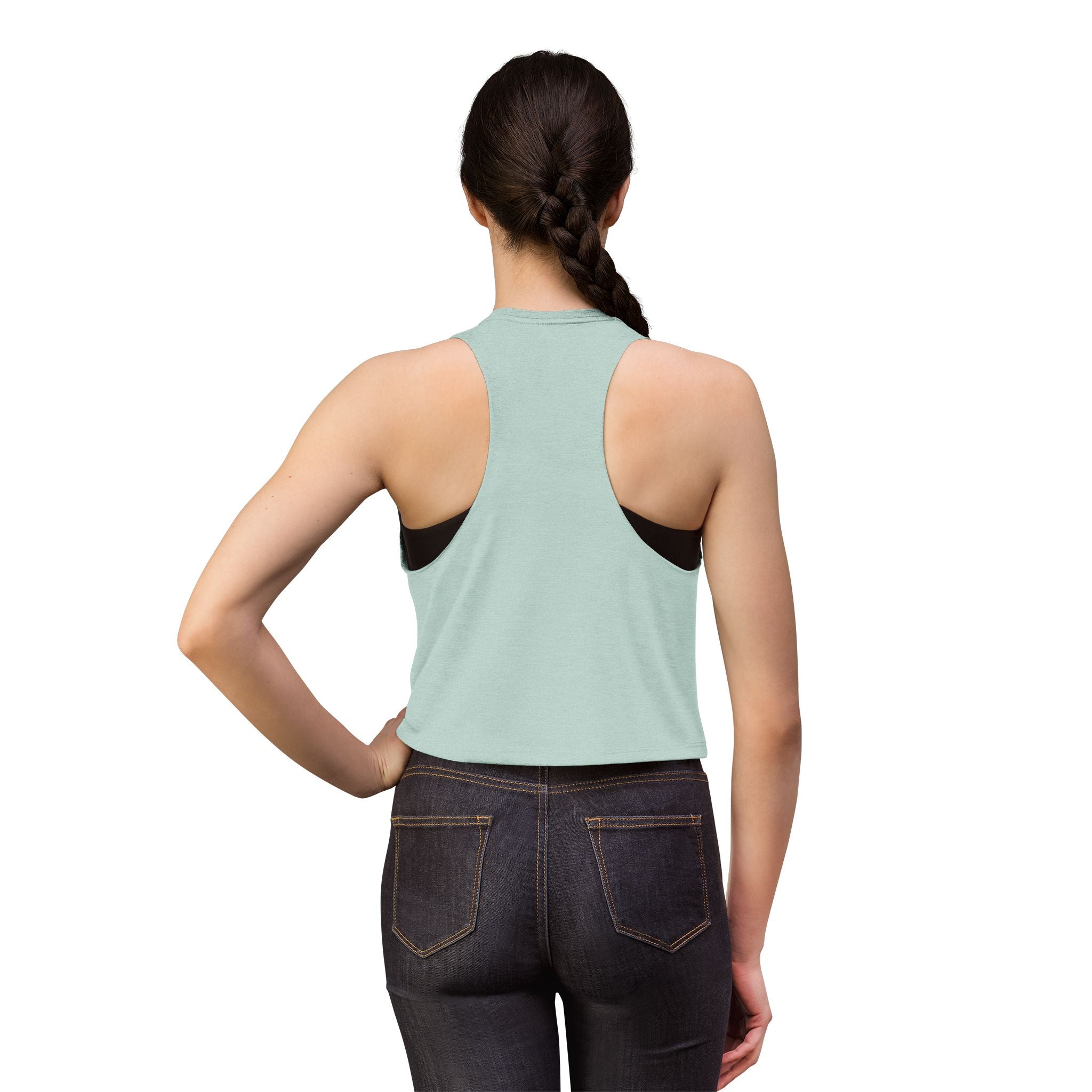 Boho Floral Bull Skull Crop Top — Women's Southwestern Tank