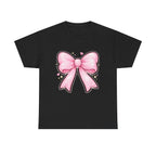 Pink Bow Tee — Cute Pastel Ribbon Graphic T-Shirt