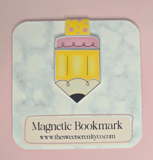 Pencil Magnetic Bookmark