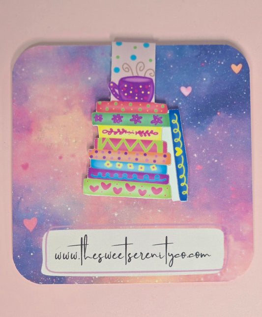 Cute Book Magnetic Bookmark