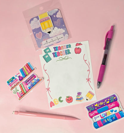 Teacher Note pade 4.25 x 5