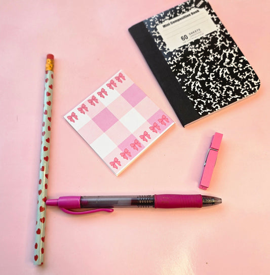 Plaid Note Pad 4.25 x 5.5