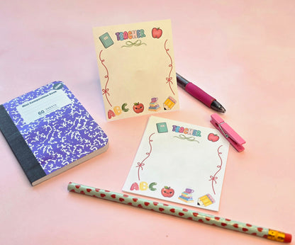 Teacher Note Pad 4.25 x 5