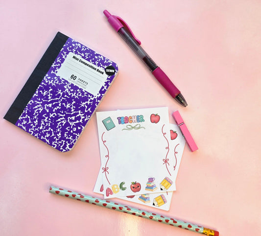 Teacher Note Pad 4.25 x 5