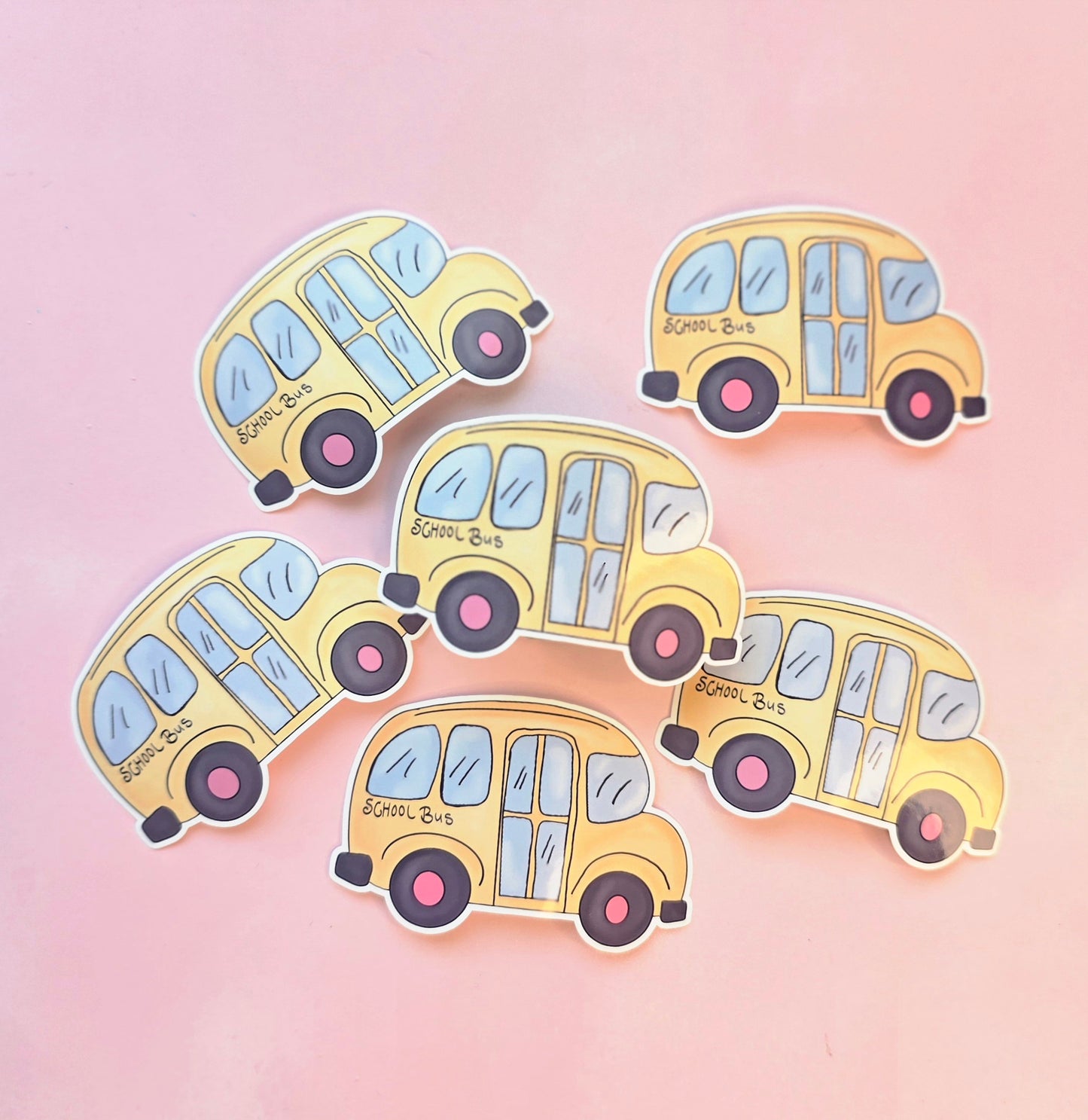 Yellow Bus Sticker