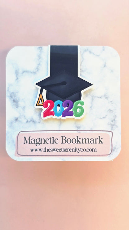 2026 Grad Magnetic Bookmark