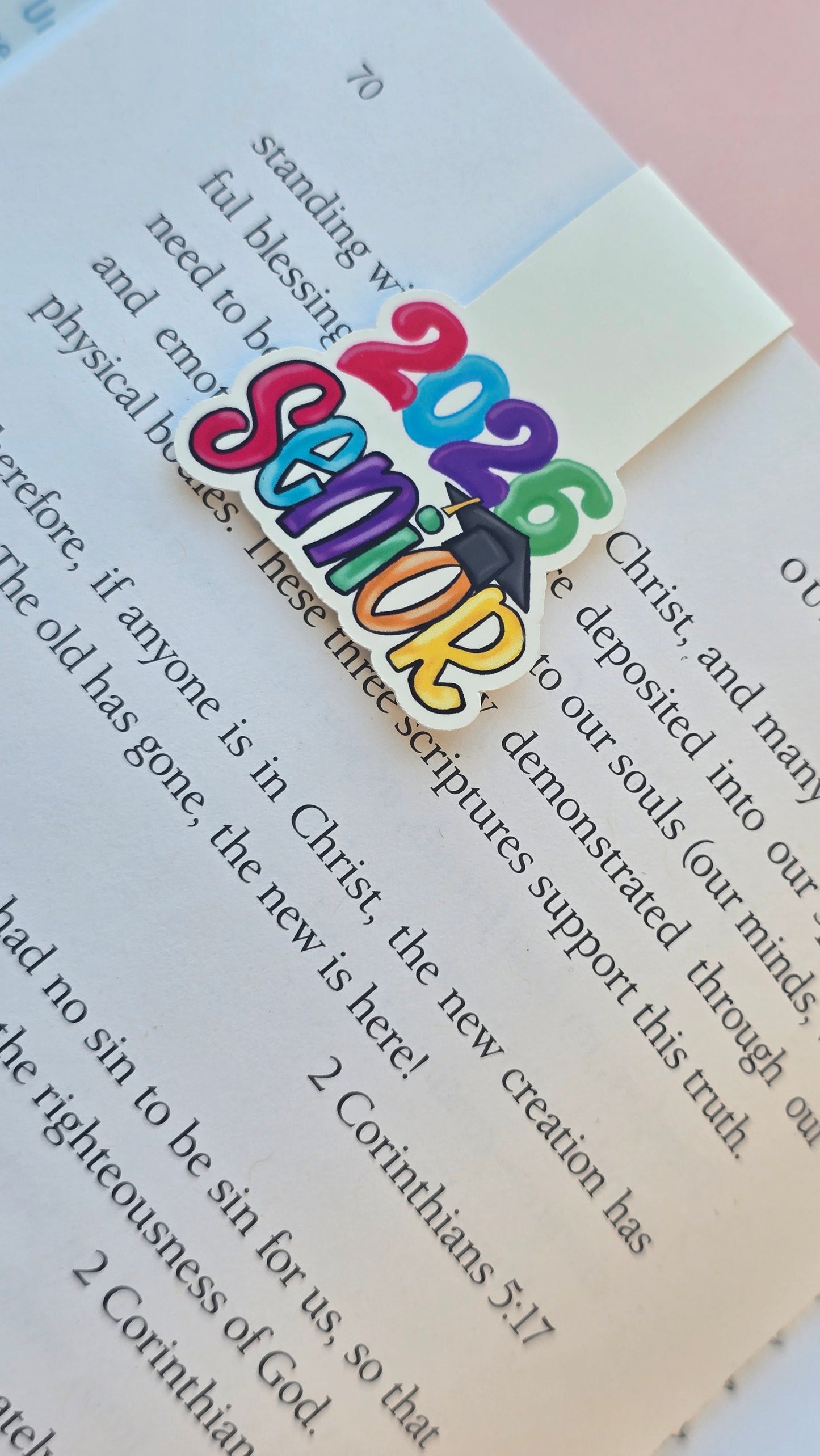 2026 Senior Magnetic Bookmark