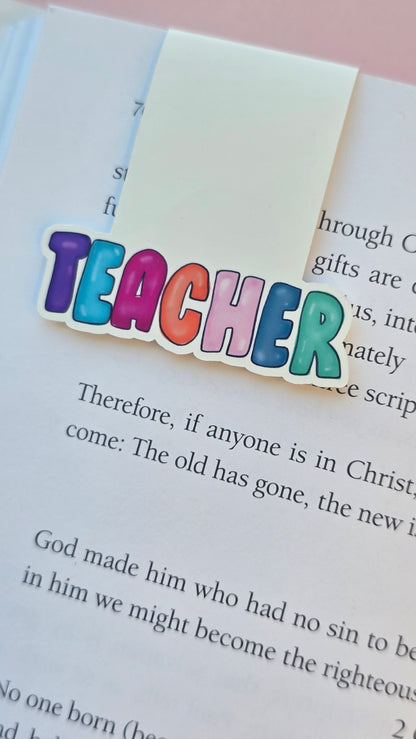 Teacher Magnetic Bookmark
