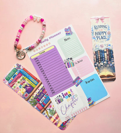 Cute Pink Coquette Planner Pad