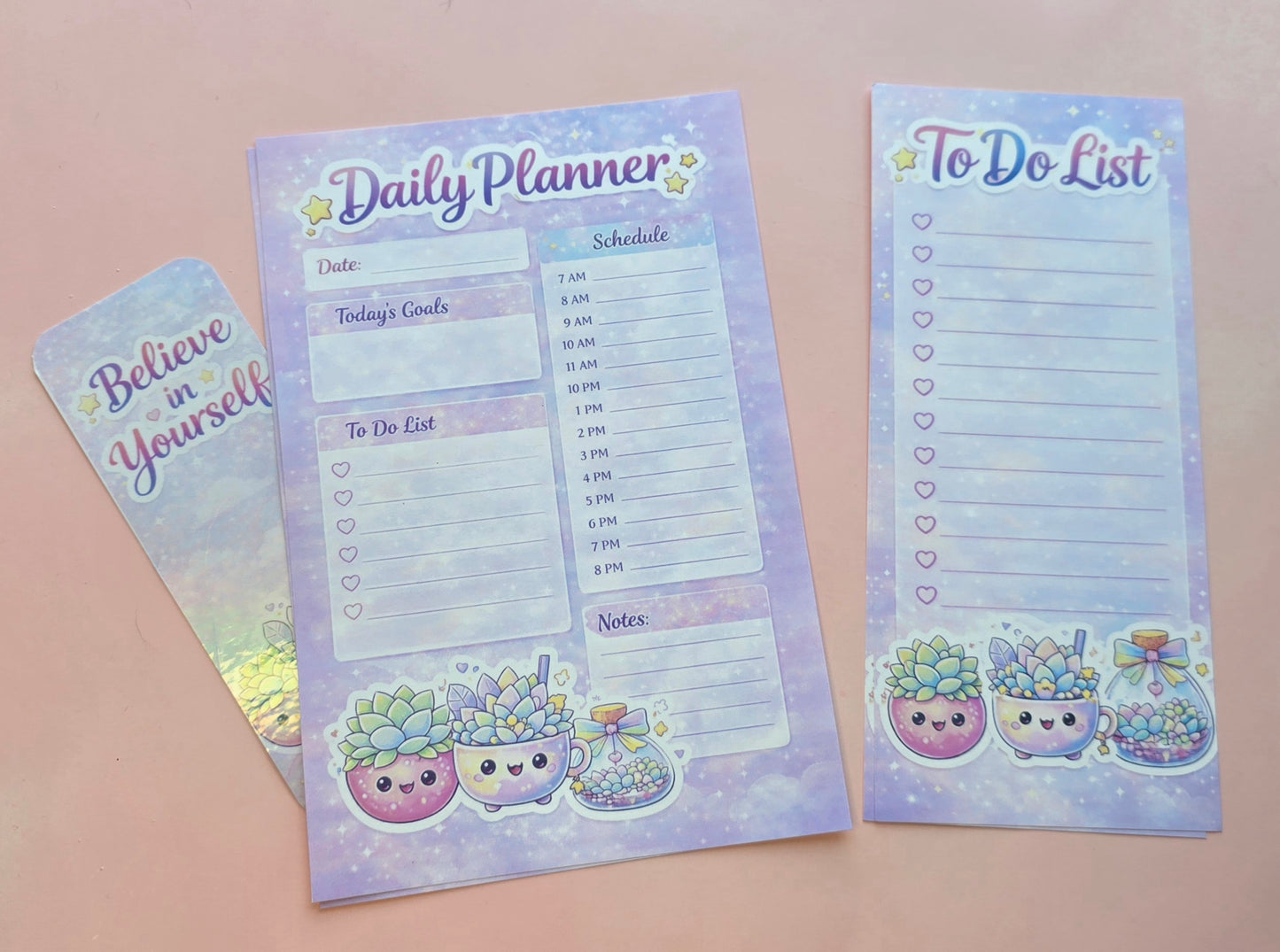 Succulents Daily Planner