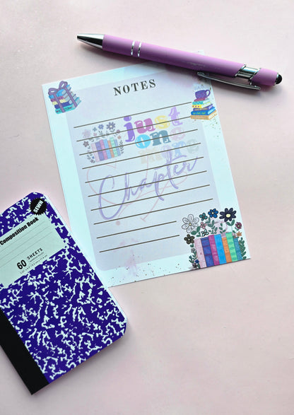 just one more chapter Note Pad 4.25 x 5
