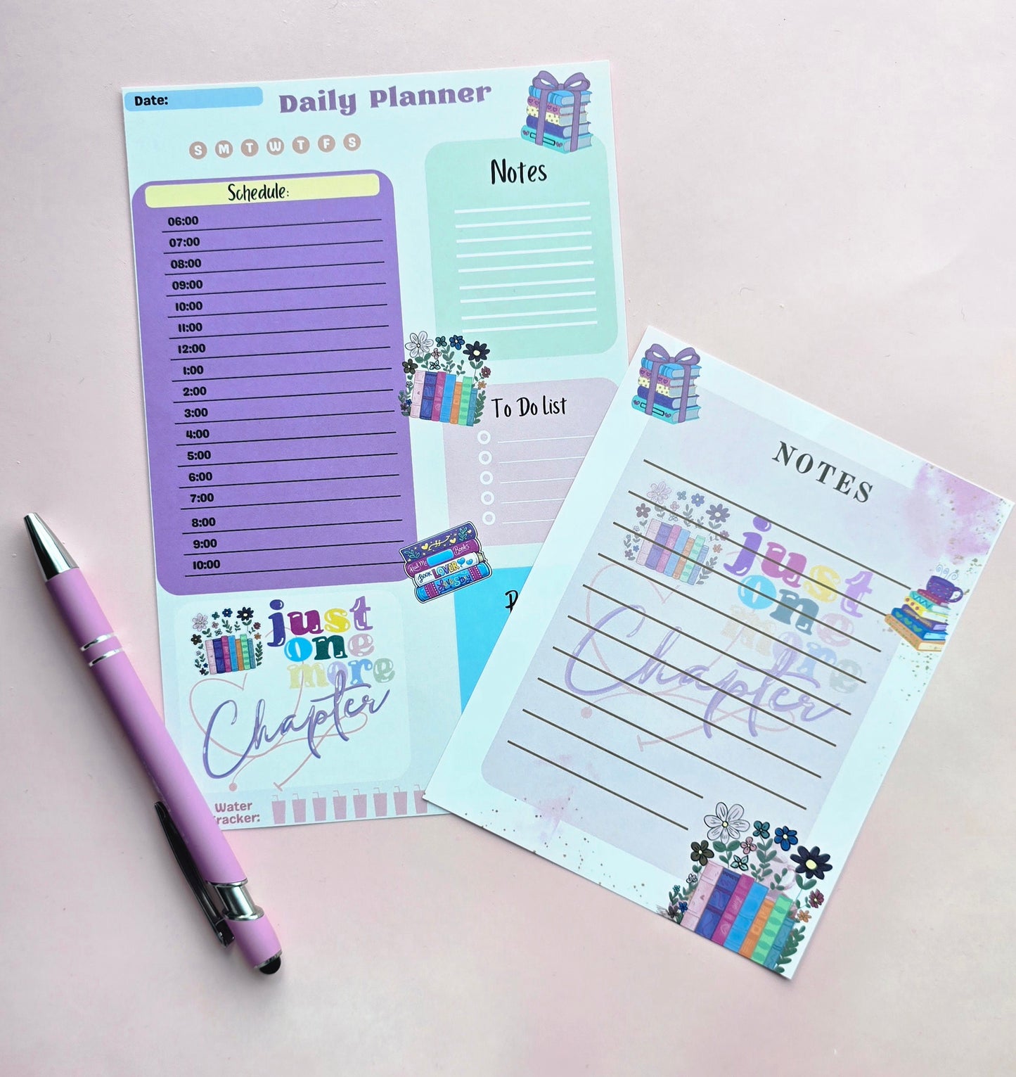 Cute Pink Coquette Planner Pad