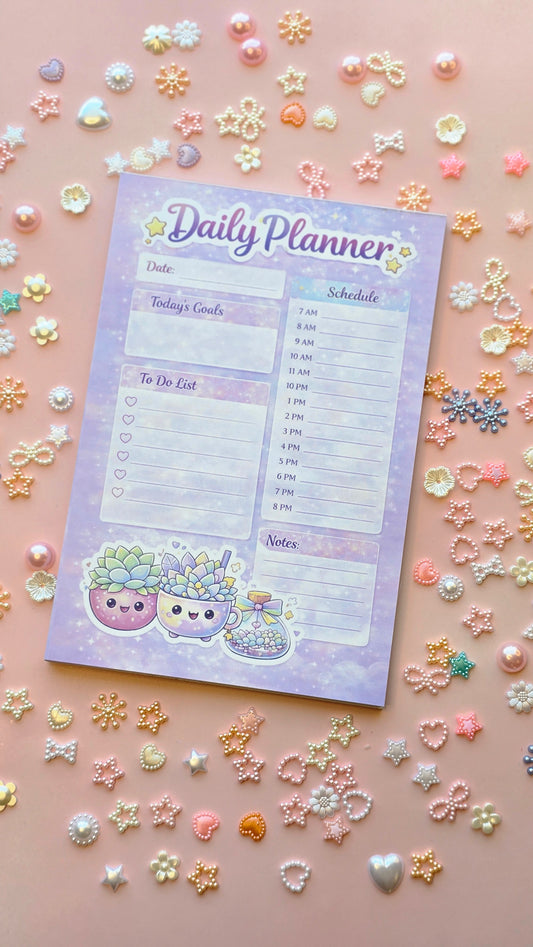 Succulents Daily Planner