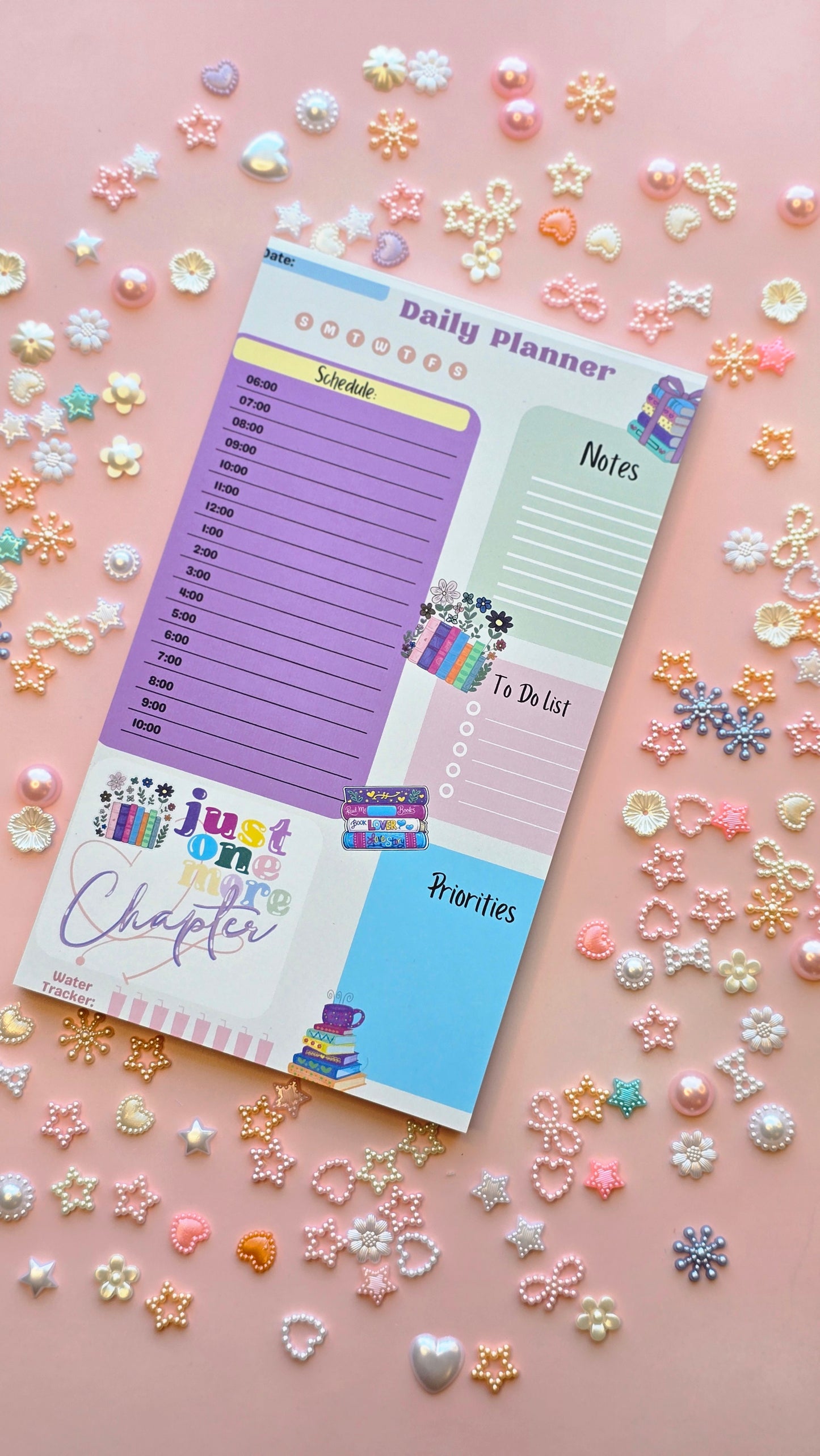 Cute Pink Coquette Planner Pad
