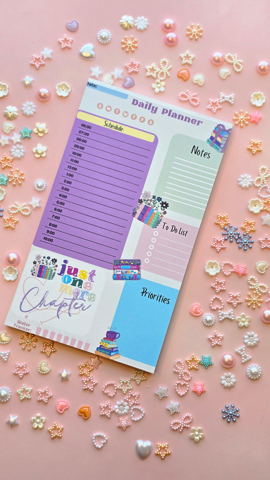 Cute Pink Coquette Planner Pad