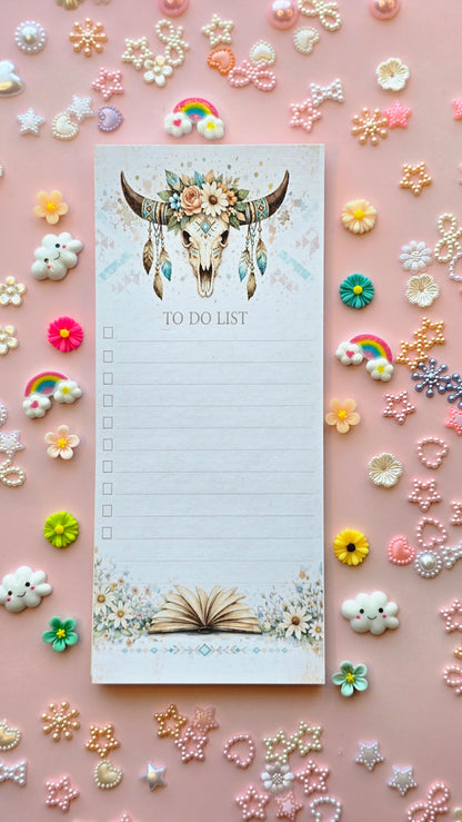 To Do List Cow Skull