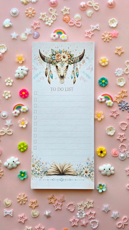To Do List Cow Skull
