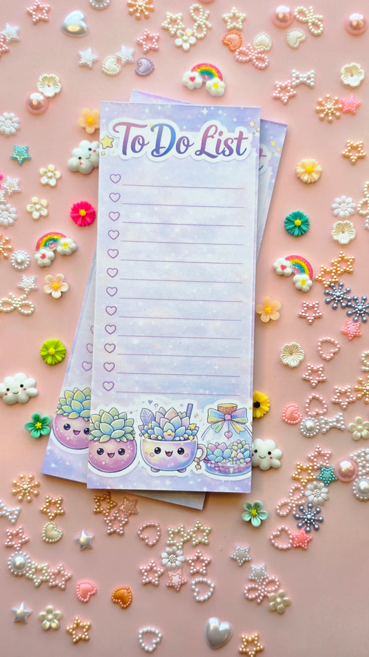 To Do List Succulents