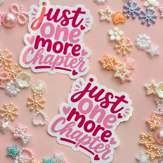 just one chapter sticker