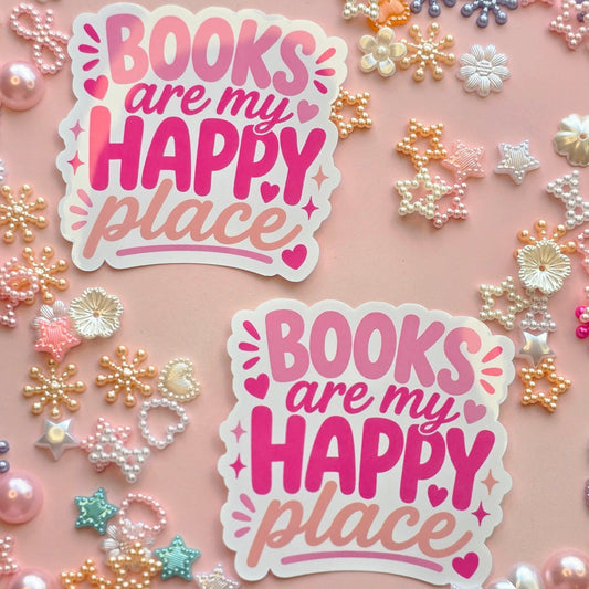 Books are My Happy Place sticker