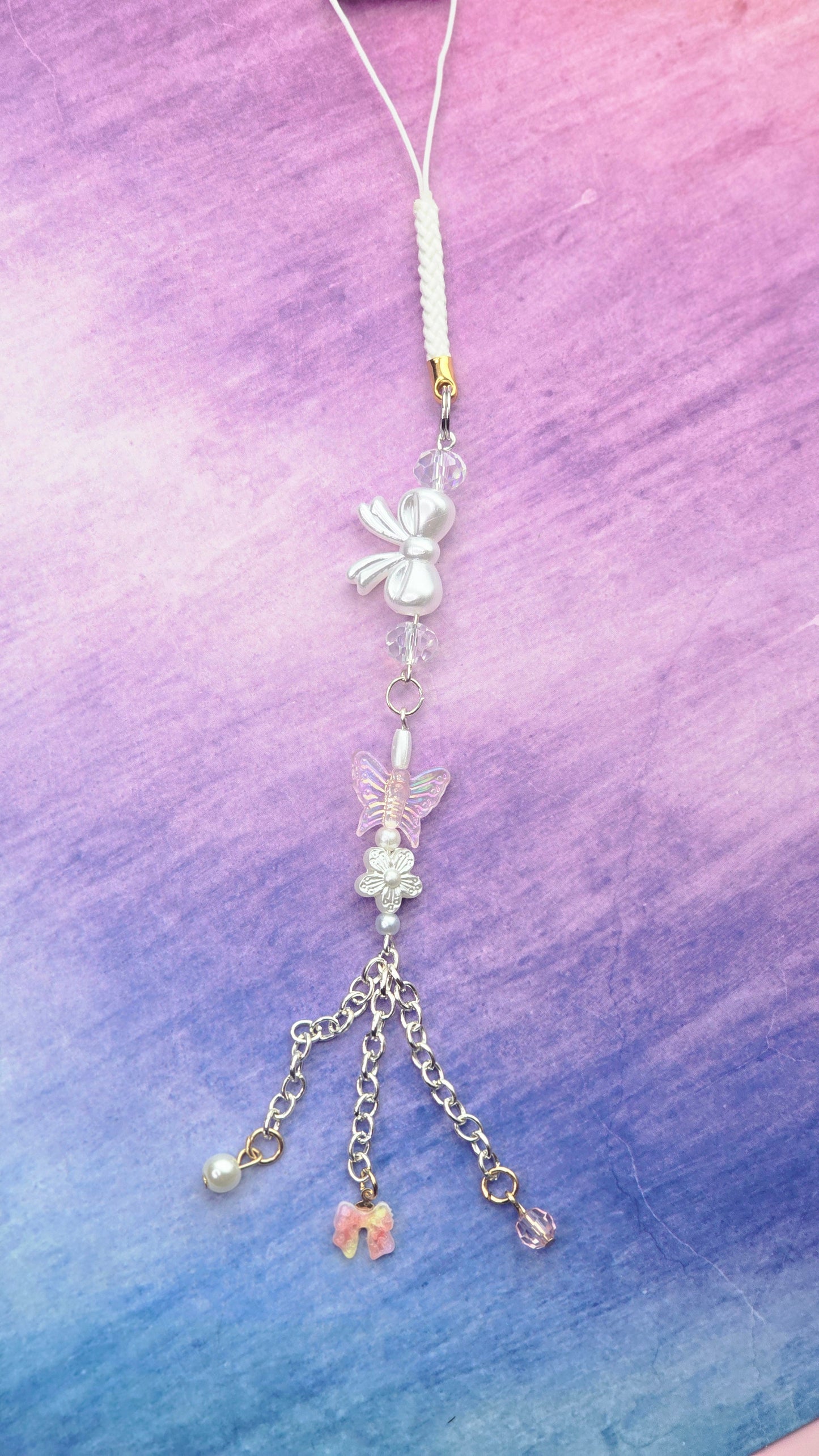 Butterfly Phone Charm Strap