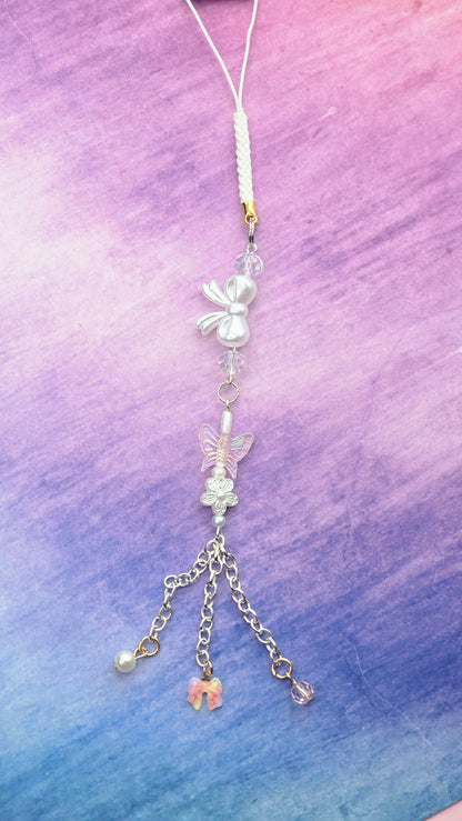 Butterfly Phone Charm Strap