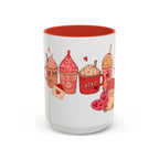 Valentine’s Coffee Mug — Cute Sweet Drinks & Love Treats Accent Mug