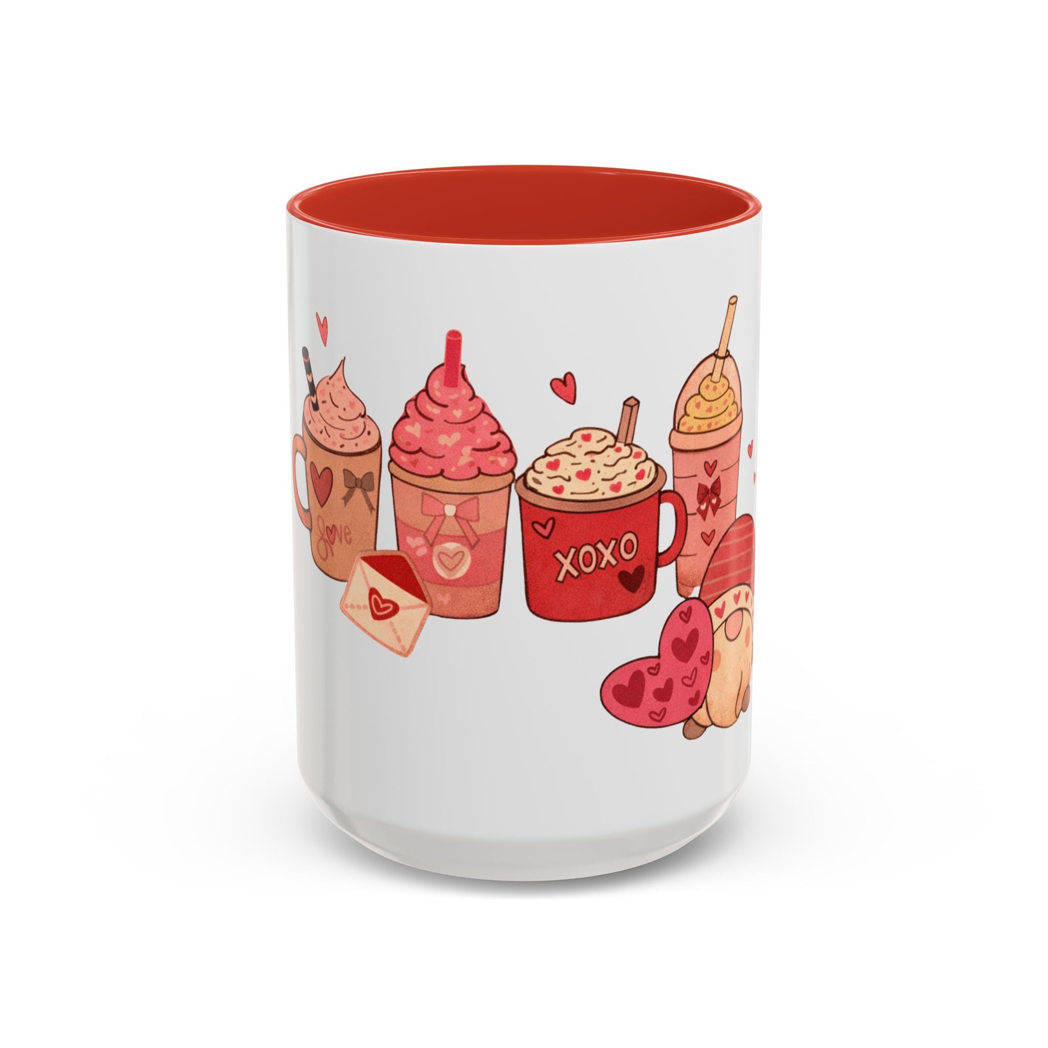 Valentine’s Coffee Mug — Cute Sweet Drinks & Love Treats Accent Mug