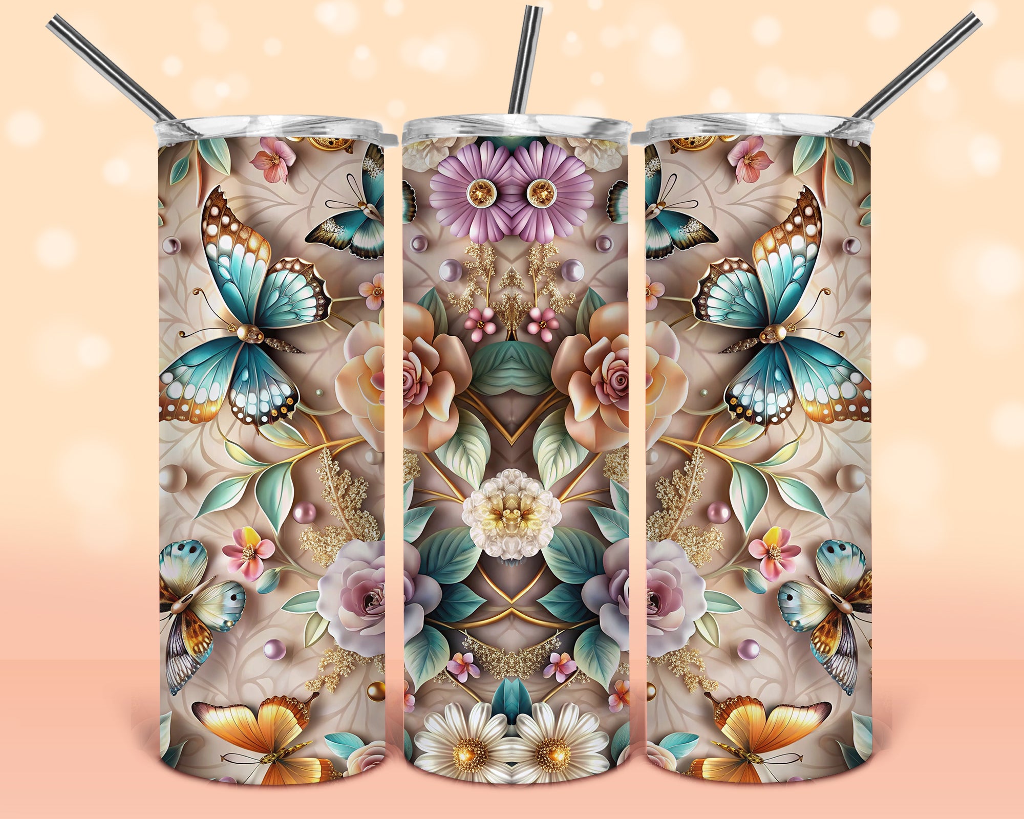 Butterfly Tumbler 20oz Tumbler