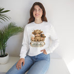 Cow Face Sweatshirt "Apparently I Have An Attitude" — Cute Farm Animal Graphic Crewneck