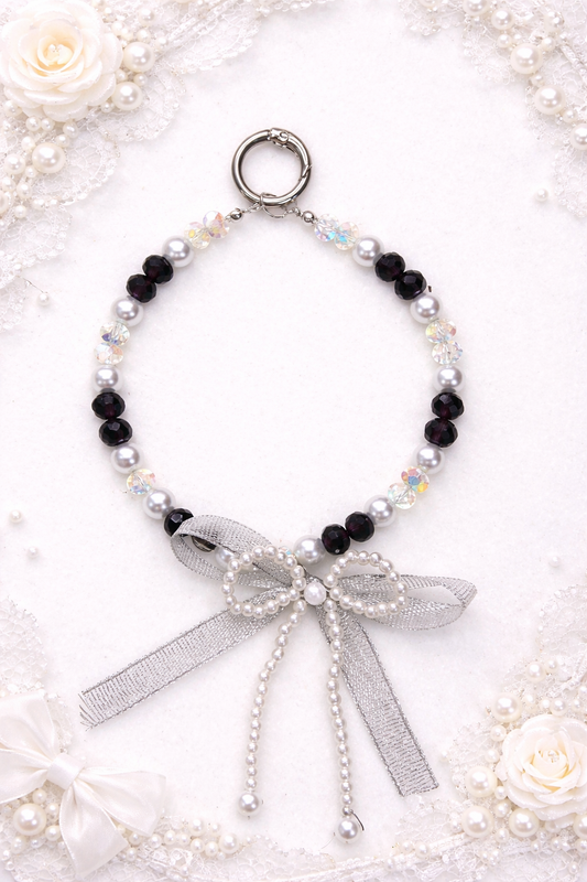Coquette Beaded Keychain