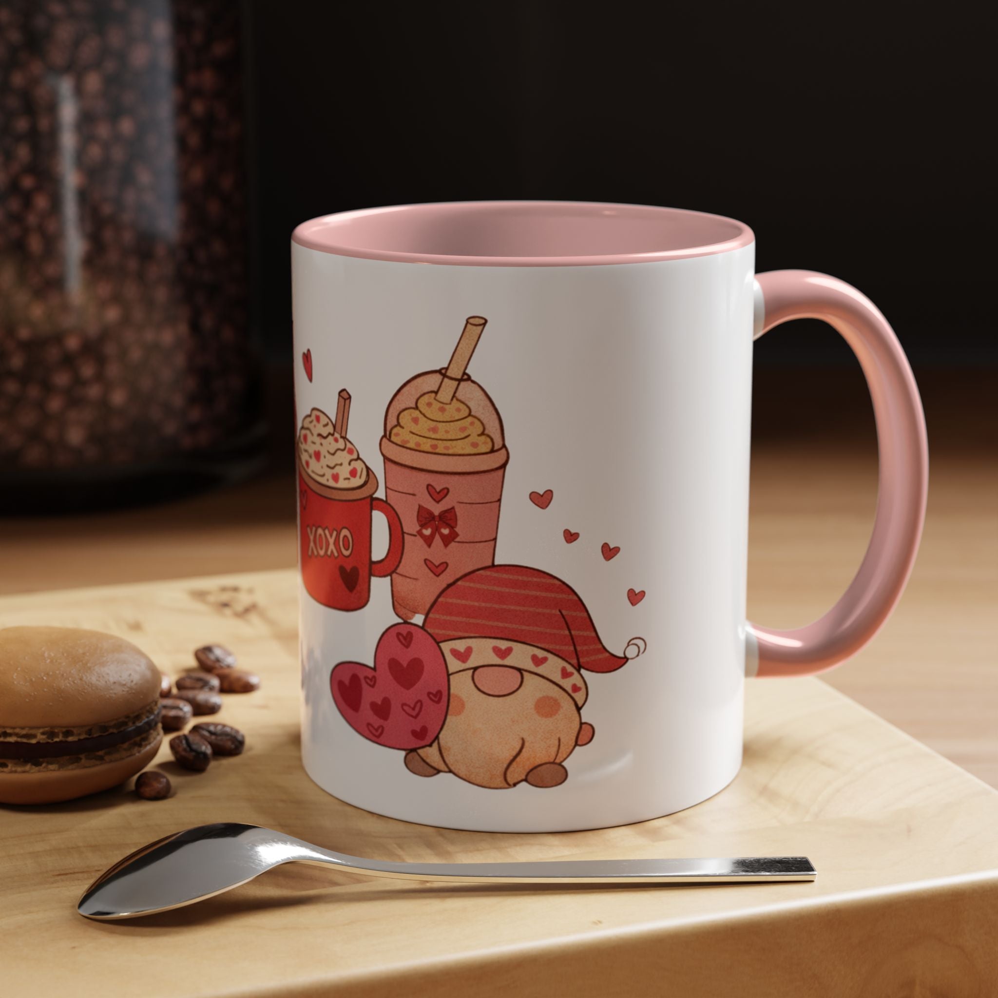Valentine’s Coffee Mug — Cute Sweet Drinks & Love Treats Accent Mug
