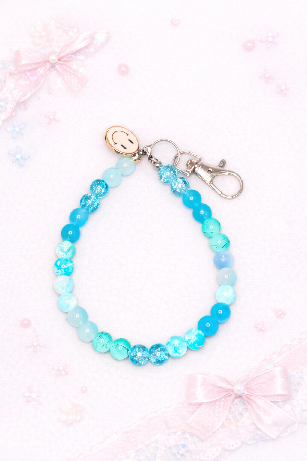 Blue Phone Charm