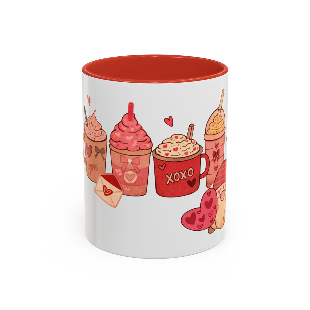Valentine’s Coffee Mug — Cute Sweet Drinks & Love Treats Accent Mug