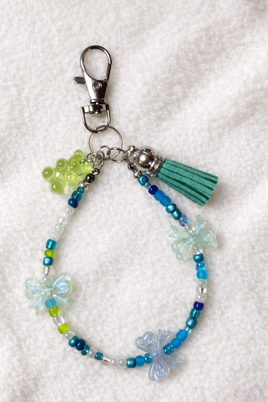 Pastel Butterfly Keychain