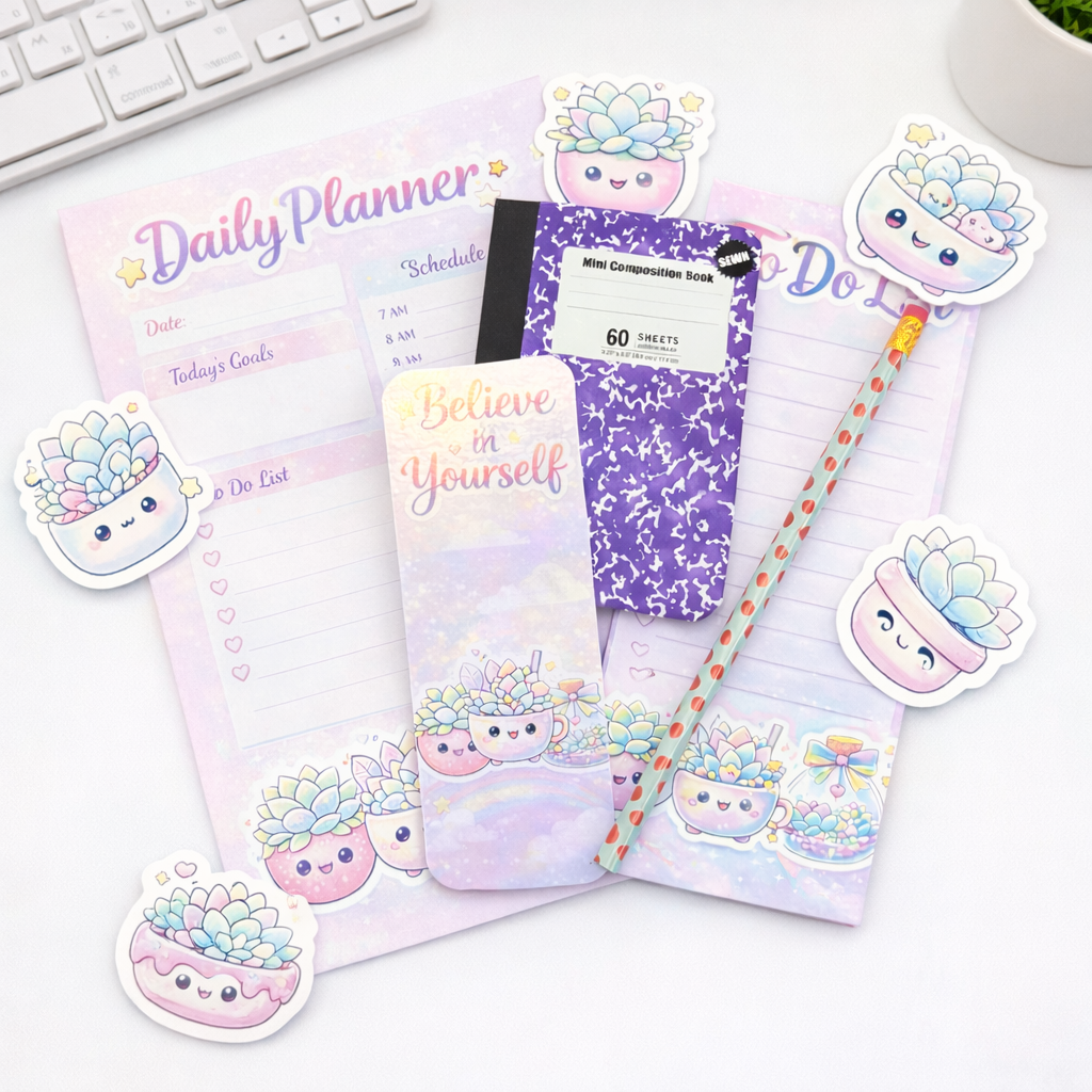 Kawaii Pastel Stationery Bundle 1