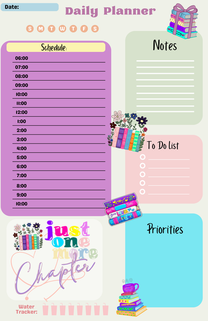 Cute Pink Coquette Planner Pad