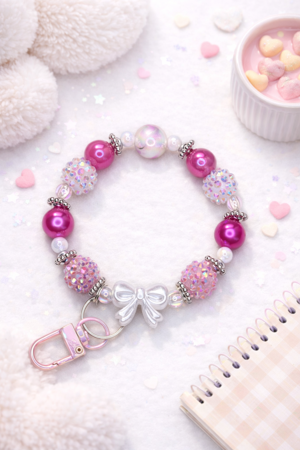 Pink Phone Charm