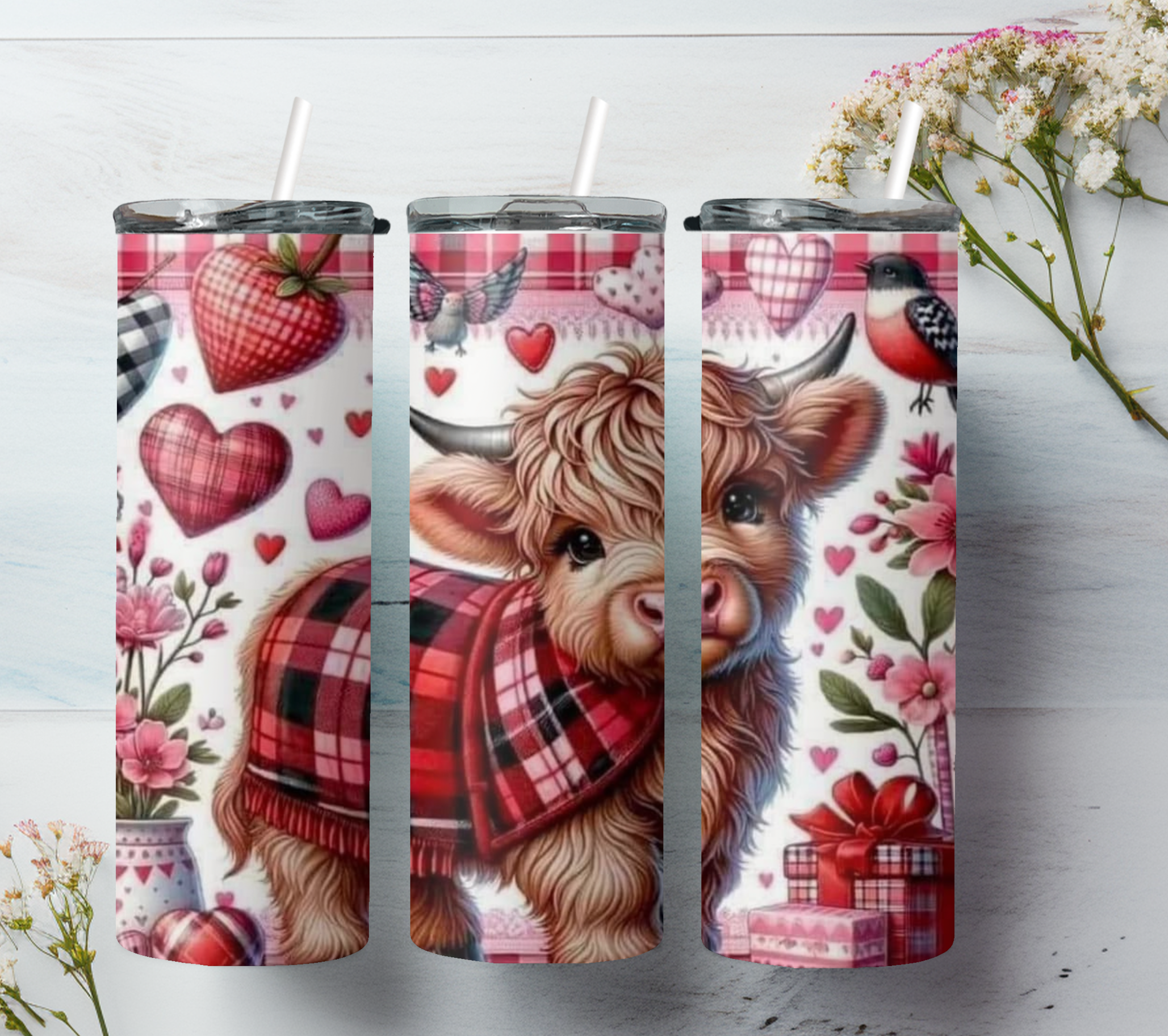 Highland Cow Tumbler 2