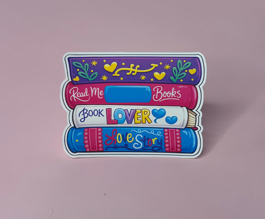 Books 2 Sticker 3x2