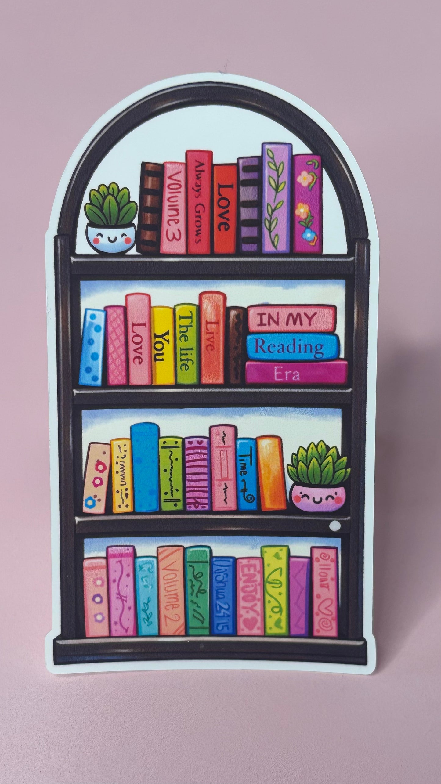 Book shelves Sticker 3x2