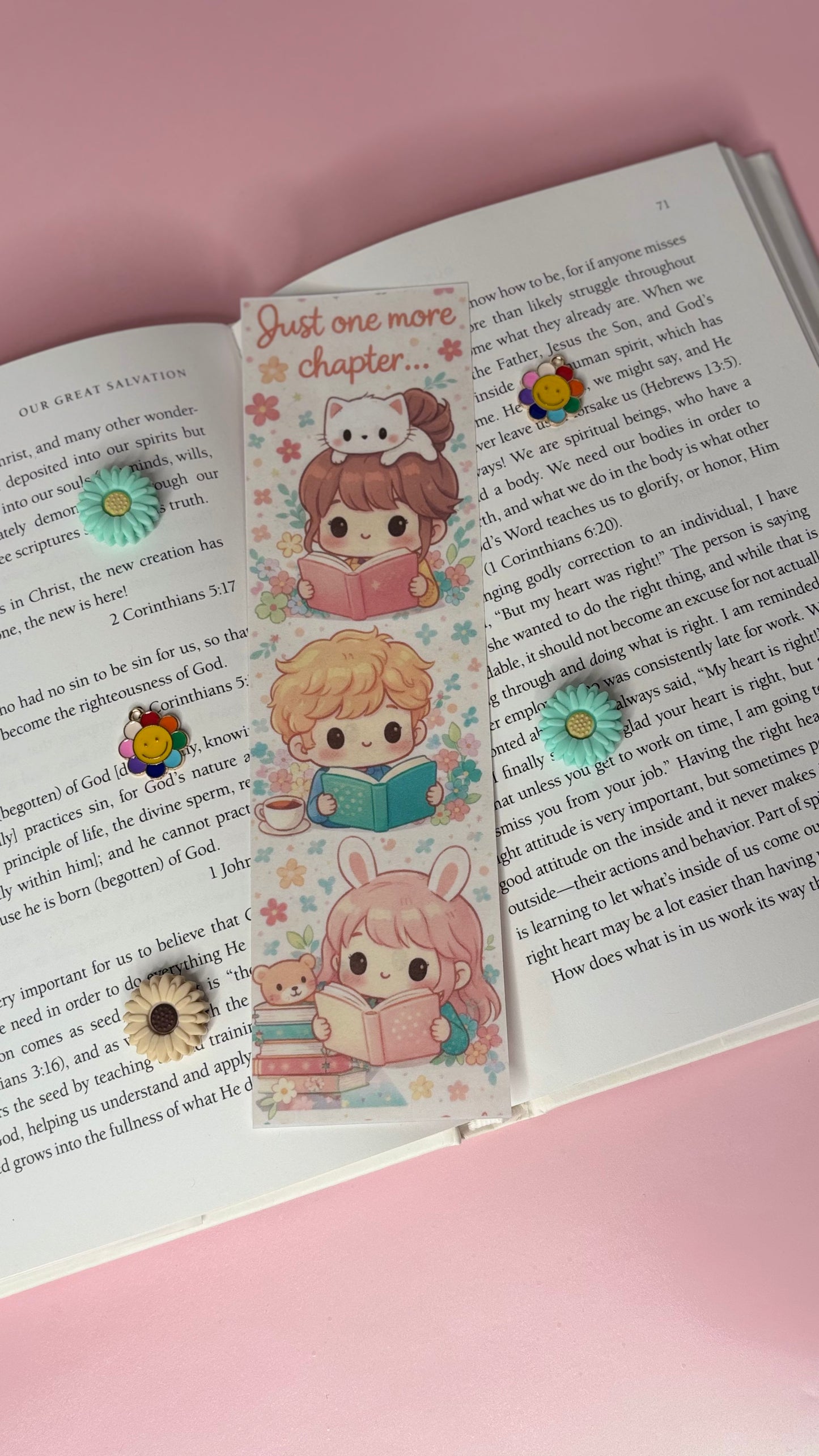 Reading Books Bookmark