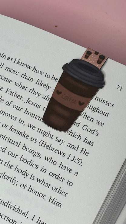 Coffee Magnetic Bookmark